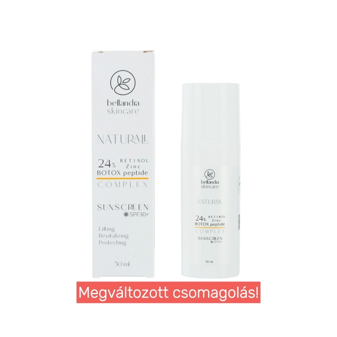 Bellandra SPF30 b.o.t.o.x hatású ráncfeltöltő sejtmegújító fényvédő megváltozott csomagolás!