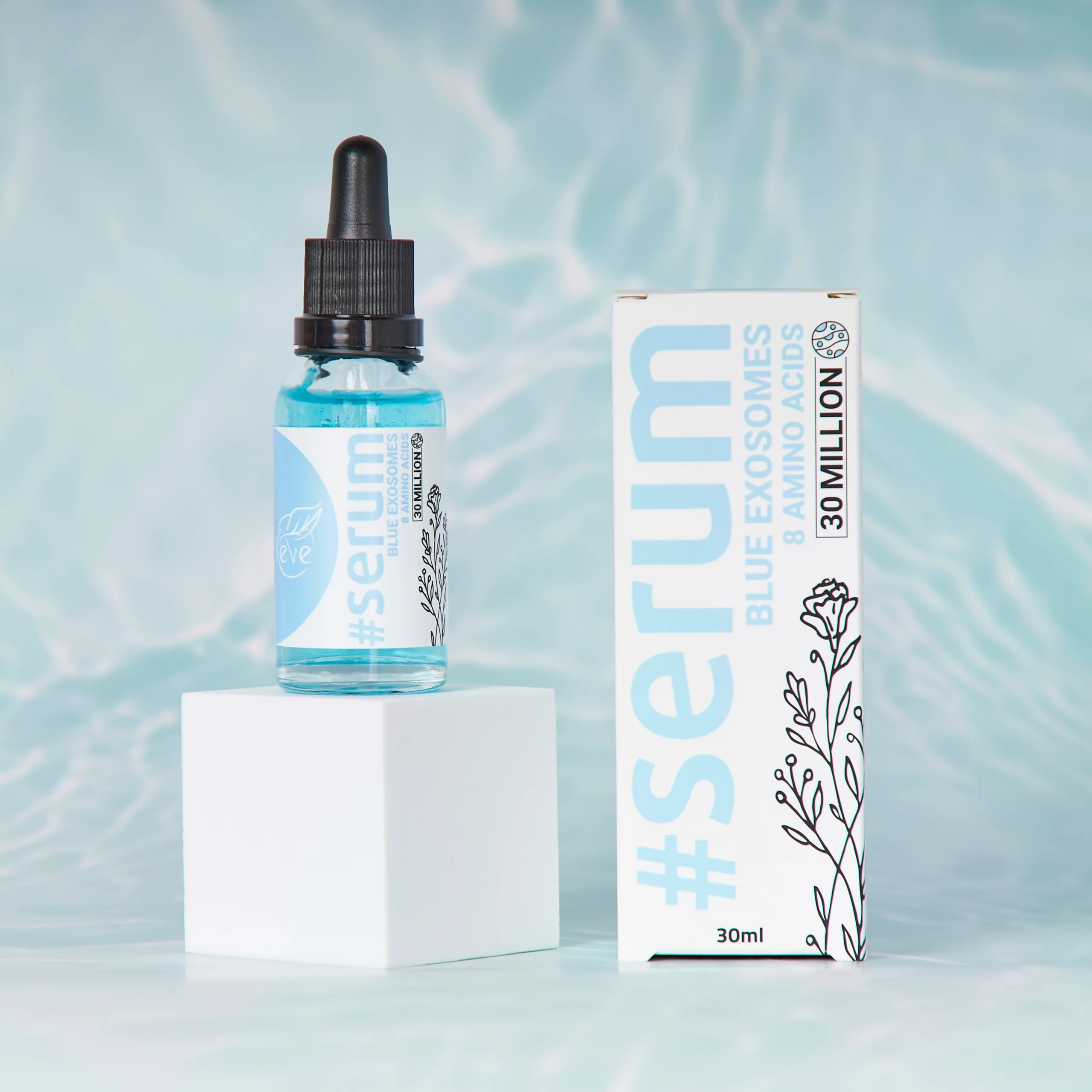 Kék exoszóma + 8 aminosav sejtaktiváló szérum